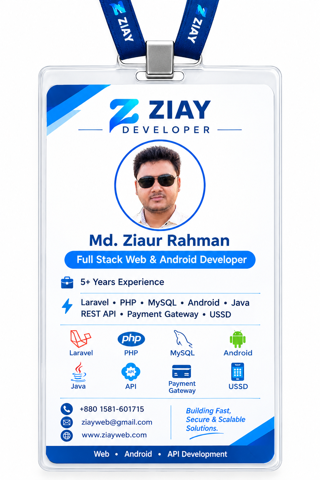 Md. Ziaur Rahman - ZIAY Developer